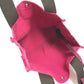 HERMES Sac de Plage Nomade PM Bag, Tote Bag with Pouch, Vertical Tote Hand Bag Canvas pink/Brown Used