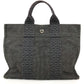 HERMES Her Line Tote PM Bag Tote Bag Hand Bag Canvas gray Used