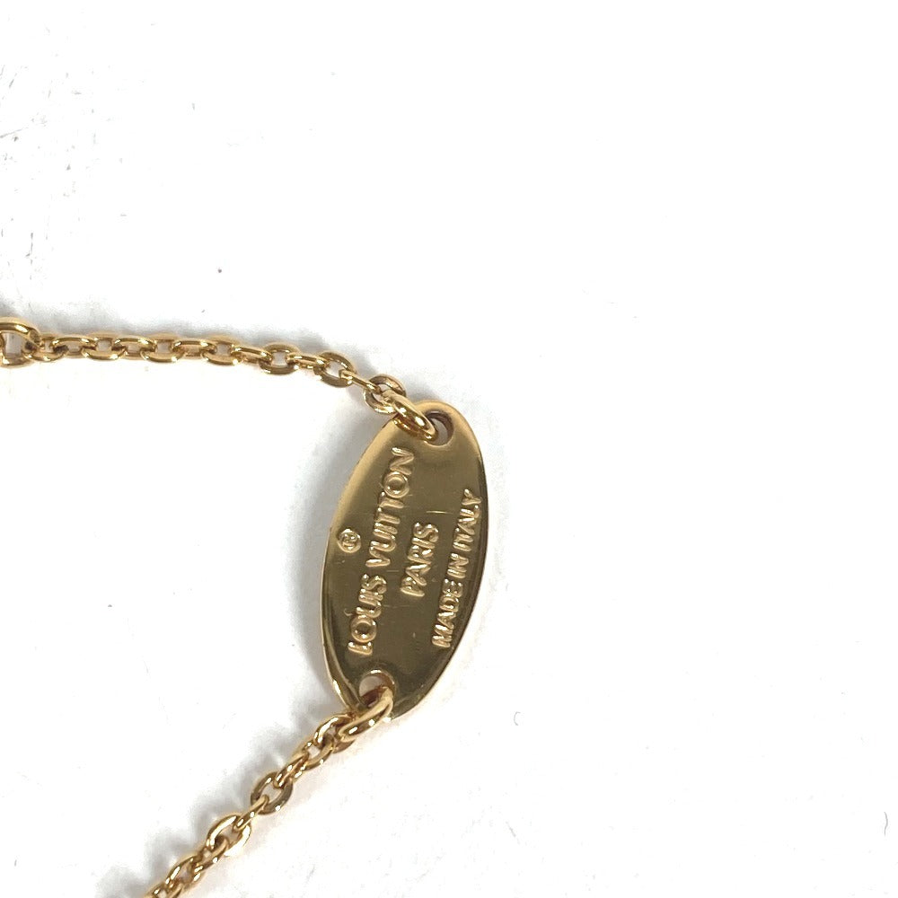 LOUIS VUITTON M63142 Monogram Bracelet Nanogram Bracelet Nanogram Accessories chain Bracelet Gold/Silver Used