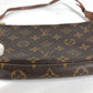 LOUIS VUITTON M51980 Monogram PochetteAccessoires Accessory pouch, bag, shoulder bag Hand Bag MonogramCanvas Brown Used