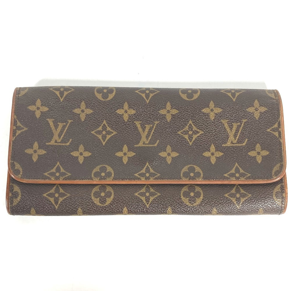 LOUIS VUITTON M51852 Monogram Pochette Twin GM Pochette Twin GM Bag, 2-way Clutch Bag, Pochette Mini Bag Shoulder Bag Brown Used