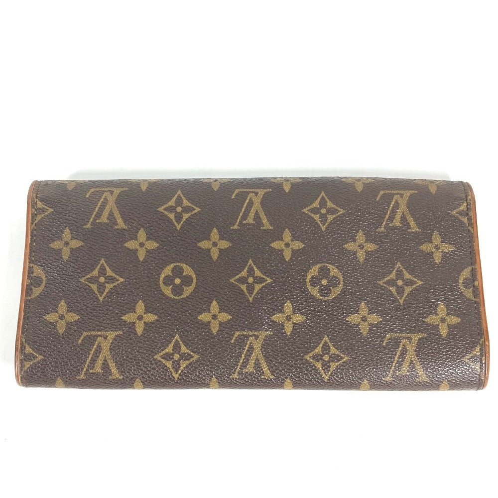 LOUIS VUITTON M51852 Monogram Pochette Twin GM Pochette Twin GM Bag, 2-way Clutch Bag, Pochette Mini Bag Shoulder Bag Brown Used