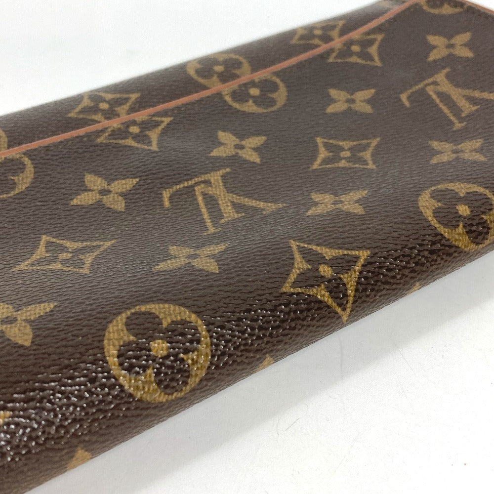 LOUIS VUITTON M51852 Monogram Pochette Twin GM Pochette Twin GM Bag, 2-way Clutch Bag, Pochette Mini Bag Shoulder Bag Brown Used