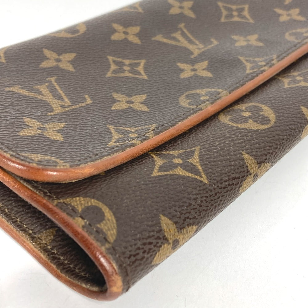 LOUIS VUITTON M51852 Monogram Pochette Twin GM Pochette Twin GM Bag, 2-way Clutch Bag, Pochette Mini Bag Shoulder Bag Brown Used
