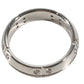 TIFFANY&Co. K18 Gold 18K Streamerica Diamond 20P Accessory Jewelry Ring WG750 Silver Used