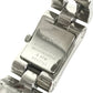 GUCCI 2305L logo Quartz Women's Watch Wristwatch SS Silver/Black Used