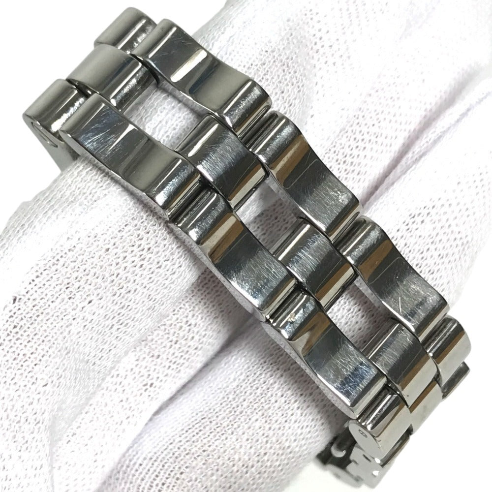 GUCCI 2305L logo Quartz Women's Watch Wristwatch SS Silver/Black Used