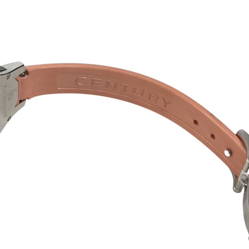 CENTURY 606.7.S.A3.13.15D.QQN 12PD Diamond PRIME TIME Quartz Women's Watch Wristwatch SS / rubber pink Used