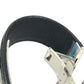 GUCCI 7800S Logo Bangle Watch Leather Quartz Women's Watch Wristwatch Leather / SS Silver/Black Used