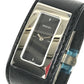 GUCCI 7800S Logo Bangle Watch Leather Quartz Women's Watch Wristwatch Leather / SS Silver/Black Used