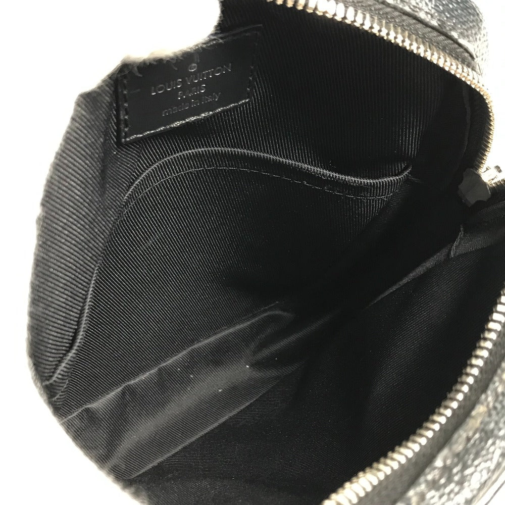 LOUIS VUITTON ダミエグラフィットマップ ダヌーブ PM NM カバン 斜め掛け ポシェット ショルダーバッグ ダミエグラフィットキャンバス メンズ ブラック