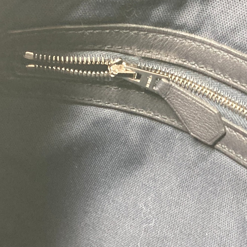 HERMES シティスライド ポーチ カバン クラッチバッグ レザー ユニセックス ネイビー