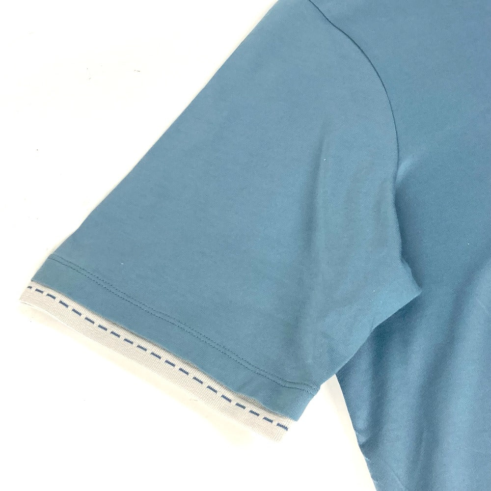 HERMES Piqures Sellie カットソー トップス アパレル 半袖 Tシャツ コットン 半袖Ｔシャツ コットン メンズ ブルー