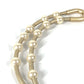 CHANEL 01C フェイクパール 2重ベルト Wベルト アクセサリー ズボン用ベルト ベルト フェイクパール レディース ゴールド