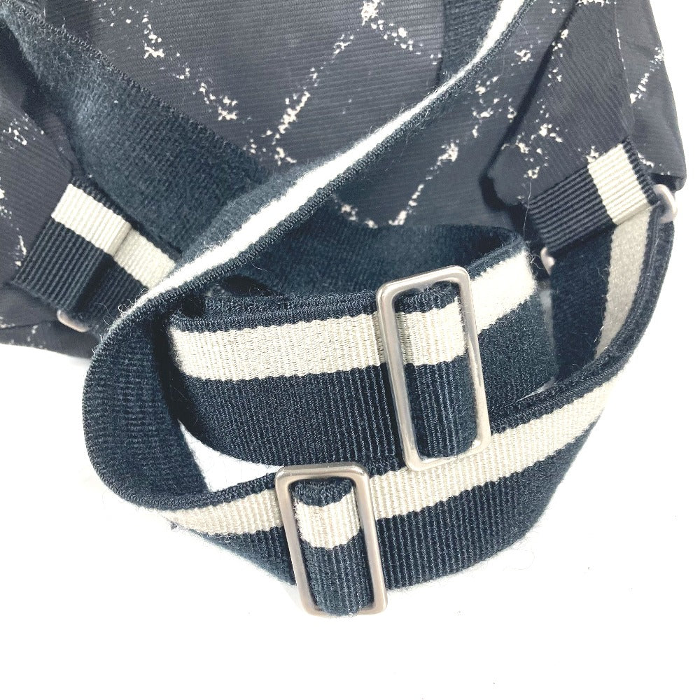 CHANEL 旧トラベルライン バックパック カバン リュックサック ナイロン レディース ブラック