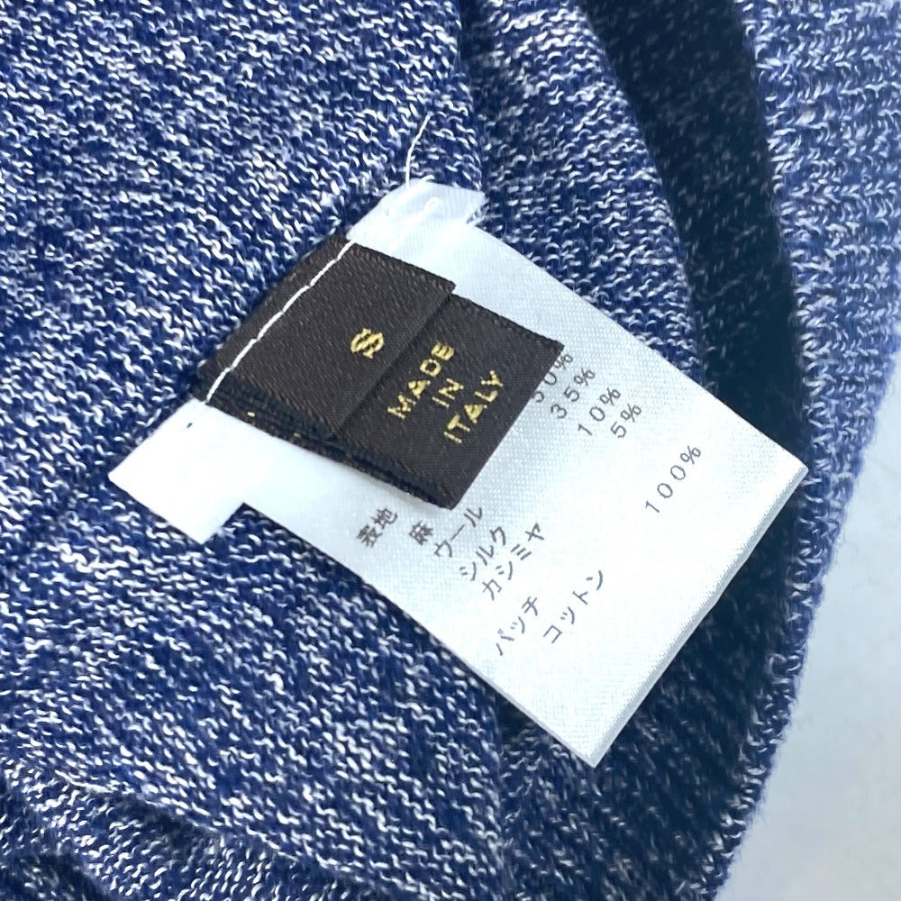 LOUIS VUITTON アパレル チャップマンブラザーズ ニット 長袖 トップス セーター 麻 メンズ ネイビー