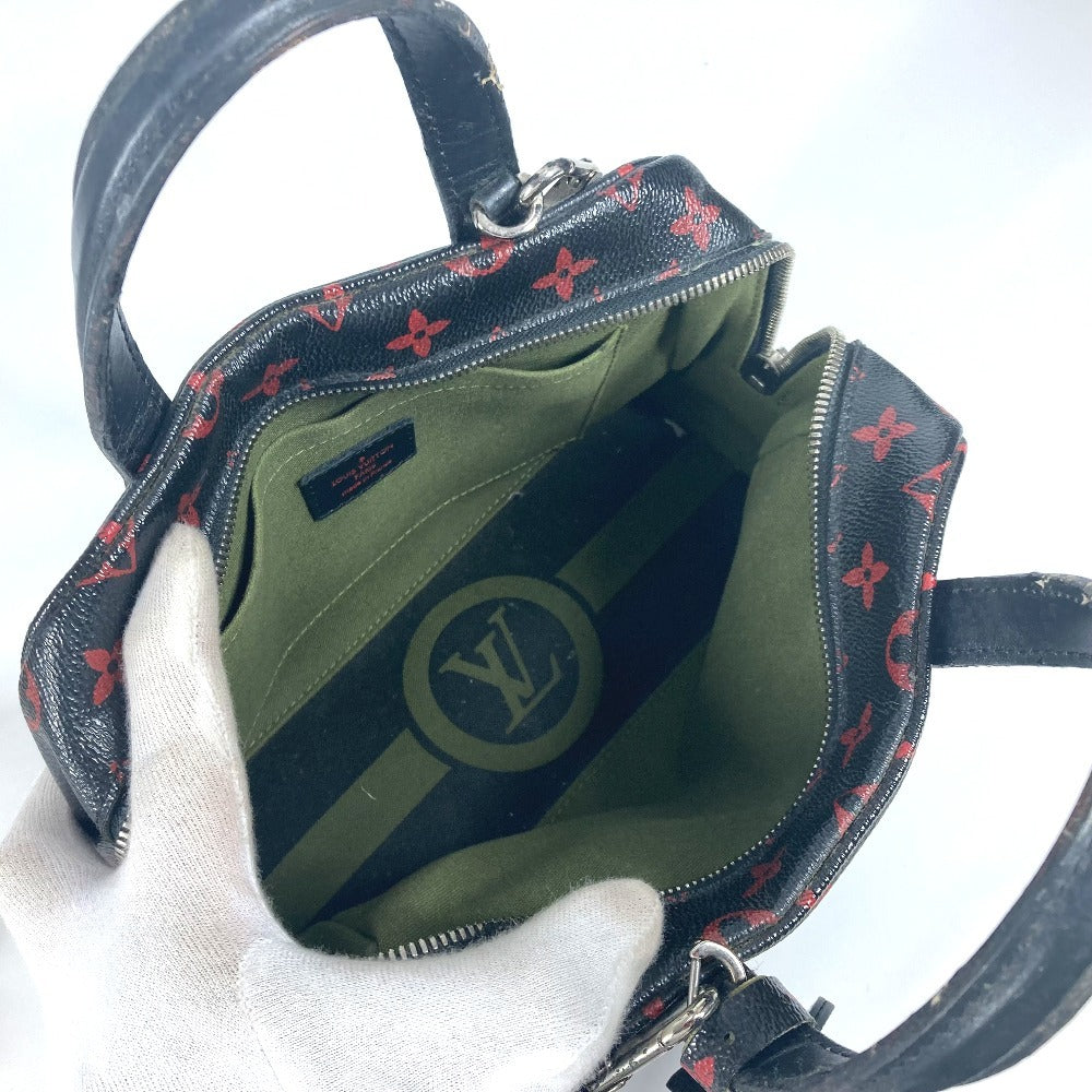 LOUIS VUITTON M50217 モノグラムルージュ ドラ ソフトBB ショルダーバッグ 2WAYバッグ カバン 肩掛け ハンドバッグ キャンバス レディース ブラック