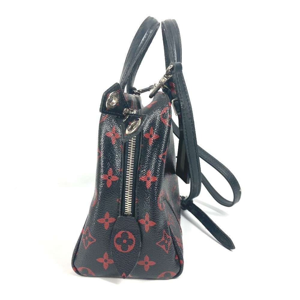 LOUIS VUITTON M50217 モノグラムルージュ ドラ ソフトBB ショルダーバッグ 2WAYバッグ カバン 肩掛け ハンドバッグ キャンバス レディース ブラック