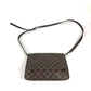 LOUIS VUITTON N51301 ダミエ ミュゼット・タンゴ ロング カバン 斜め掛け フラップ ポシェット ショルダーバッグ ダミエキャンバス レディース エベヌ ブラウン