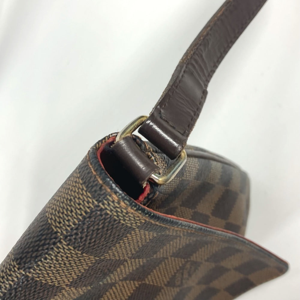 LOUIS VUITTON N51301 ダミエ ミュゼット・タンゴ ロング カバン 斜め掛け フラップ ポシェット ショルダーバッグ ダミエキャンバス レディース エベヌ ブラウン