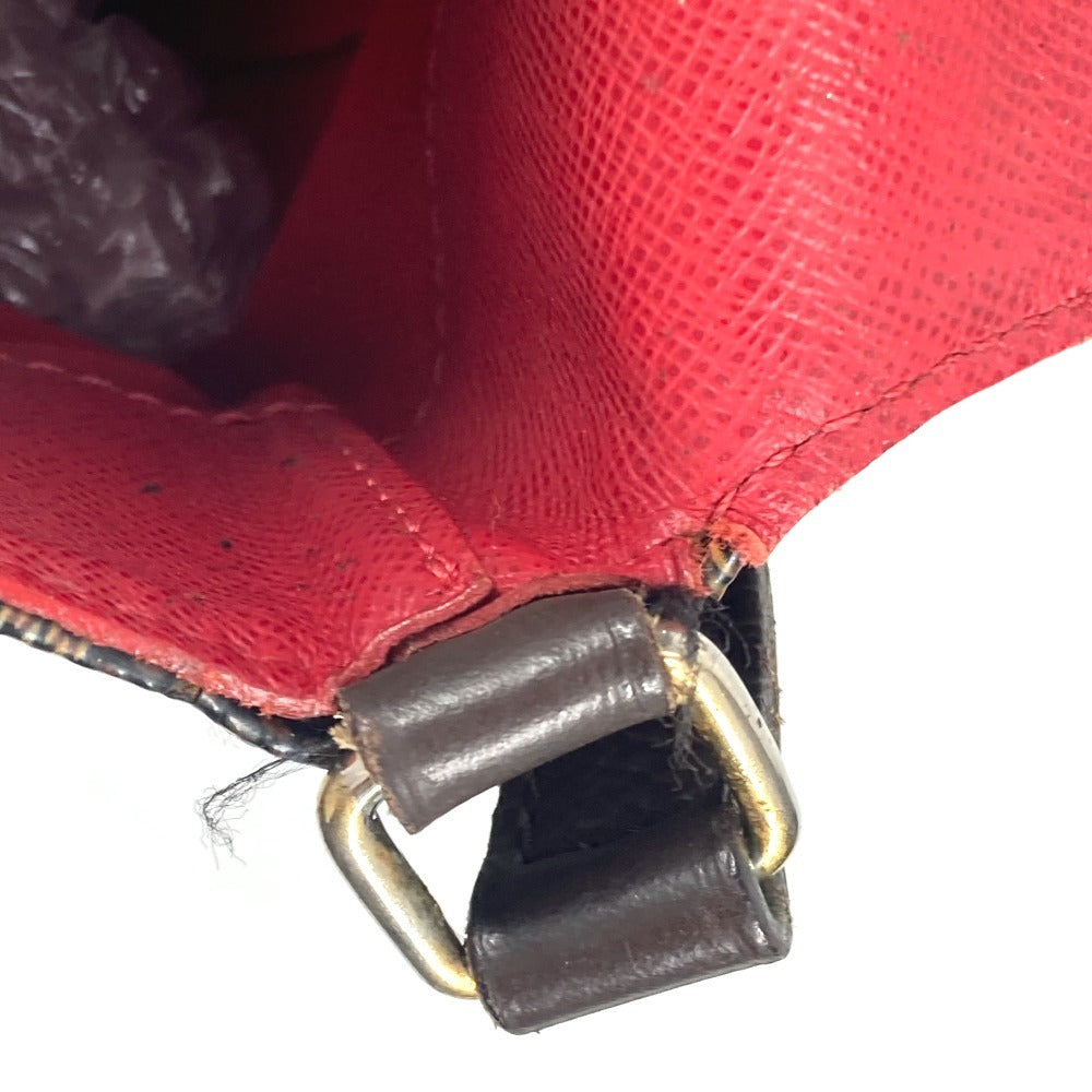 LOUIS VUITTON N51301 ダミエ ミュゼット・タンゴ ロング カバン 斜め掛け フラップ ポシェット ショルダーバッグ ダミエキャンバス レディース エベヌ ブラウン