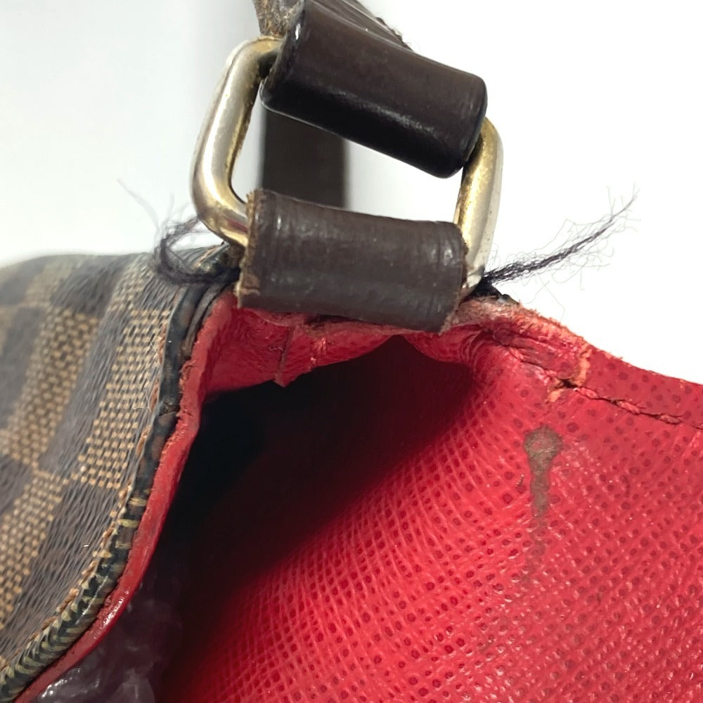 LOUIS VUITTON N51301 ダミエ ミュゼット・タンゴ ロング カバン 斜め掛け フラップ ポシェット ショルダーバッグ ダミエキャンバス レディース エベヌ ブラウン