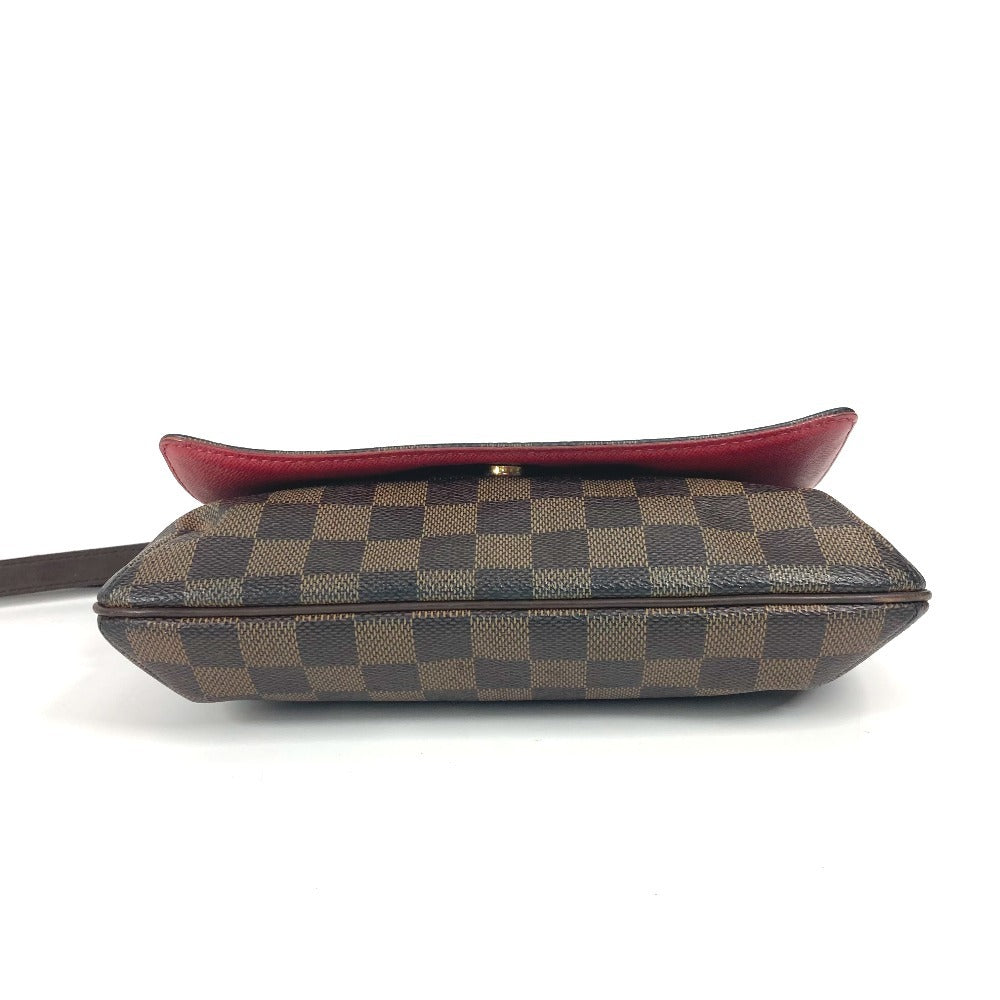 LOUIS VUITTON N51301 ダミエ ミュゼット・タンゴ ロング カバン 斜め掛け フラップ ポシェット ショルダーバッグ ダミエキャンバス レディース エベヌ ブラウン