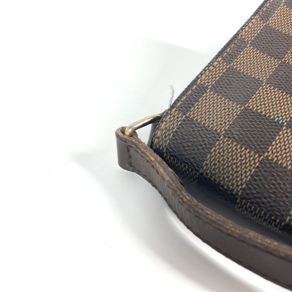 LOUIS VUITTON N51301 ダミエ ミュゼット・タンゴ ロング カバン 斜め掛け フラップ ポシェット ショルダーバッグ ダミエキャンバス レディース エベヌ ブラウン