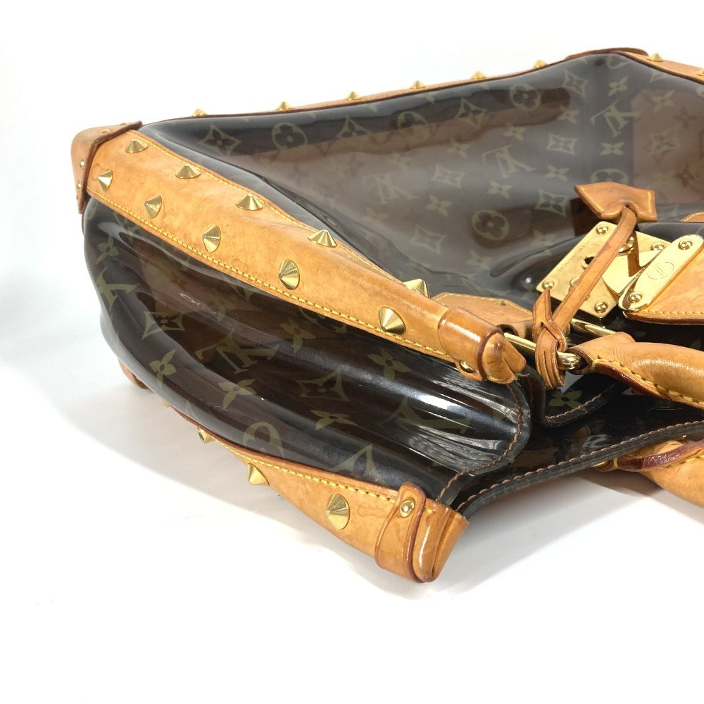 LOUIS VUITTON M92504 モノグラム ネオ・カバアンブルMM カバン 肩掛け トートバッグ ショルダーバッグ ビニール レディース ブラウン