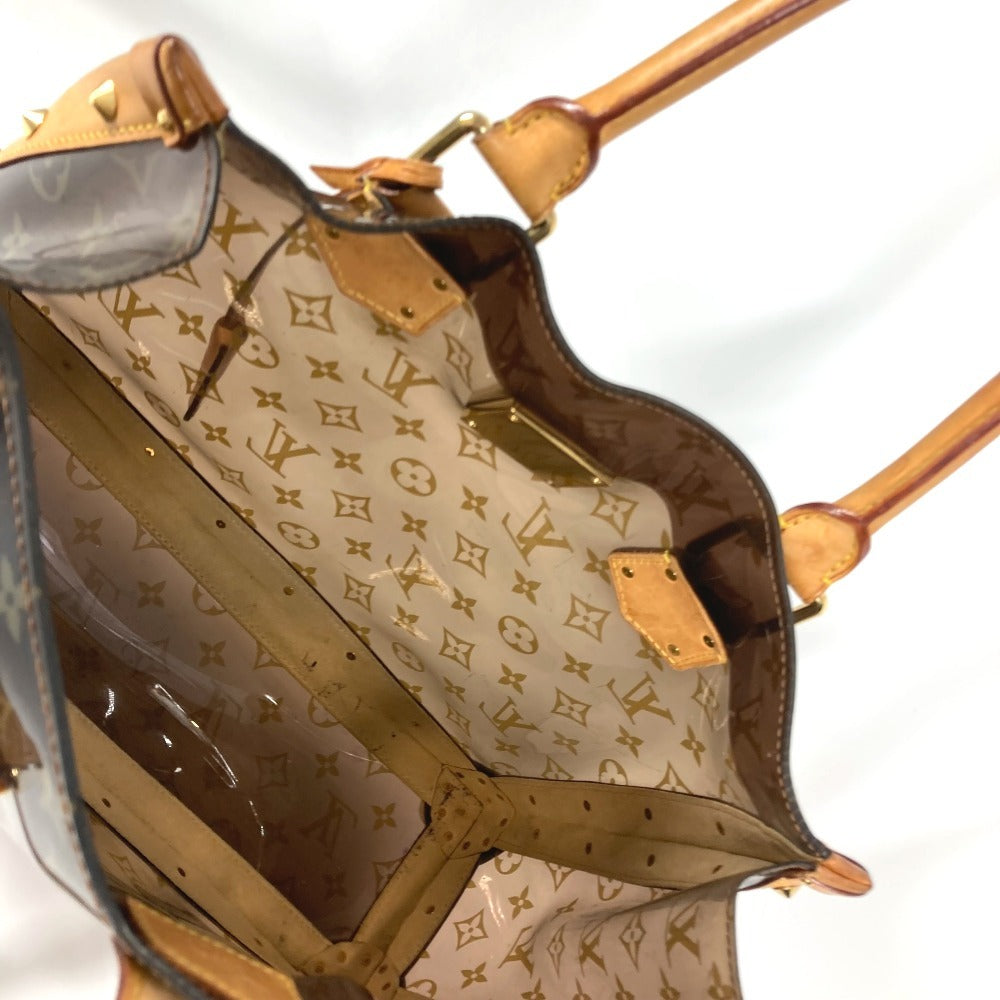 LOUIS VUITTON M92504 モノグラム ネオ・カバアンブルMM カバン 肩掛け トートバッグ ショルダーバッグ ビニール レディース ブラウン