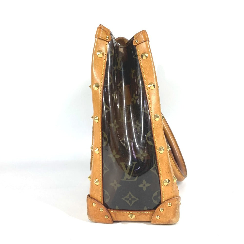 LOUIS VUITTON M92504 モノグラム ネオ・カバアンブルMM カバン 肩掛け トートバッグ ショルダーバッグ ビニール レディース ブラウン