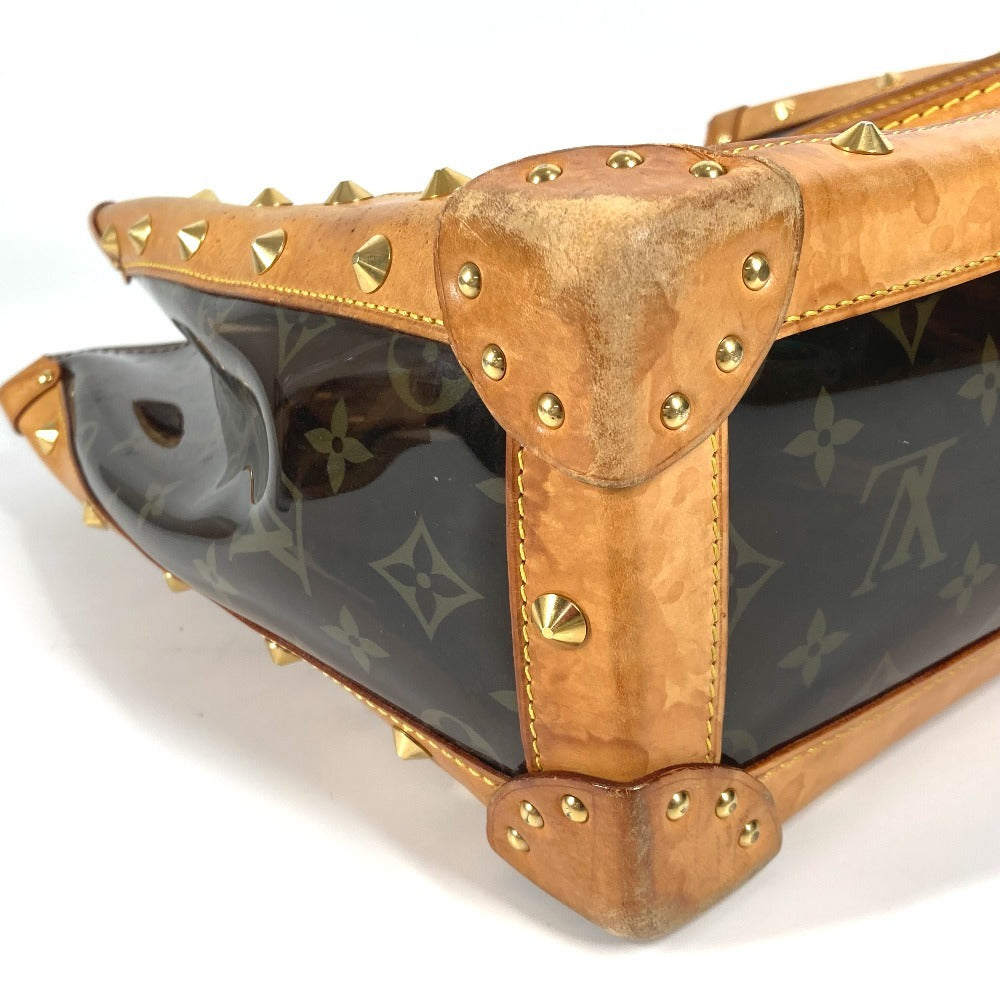 LOUIS VUITTON M92504 モノグラム ネオ・カバアンブルMM カバン 肩掛け トートバッグ ショルダーバッグ ビニール レディース ブラウン