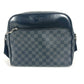LOUIS VUITTON N41408 Damier Graphite Dayton PM Crossbody Messenger Bag/Shoulder Bag in Damier Graphite Canvas, Unisex, Black