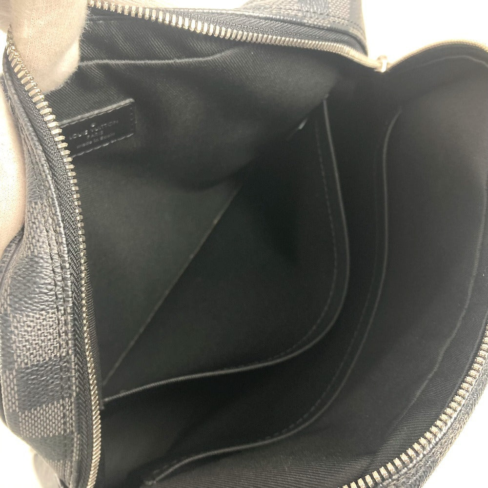 LOUIS VUITTON N41408 Damier Graphite Dayton PM Crossbody Messenger Bag/Shoulder Bag in Damier Graphite Canvas, Unisex, Black