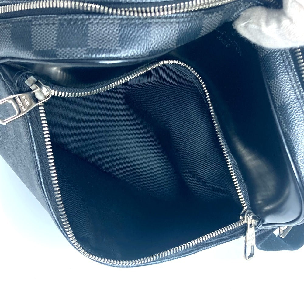 LOUIS VUITTON N41408 Damier Graphite Dayton PM Crossbody Messenger Bag/Shoulder Bag in Damier Graphite Canvas, Unisex, Black