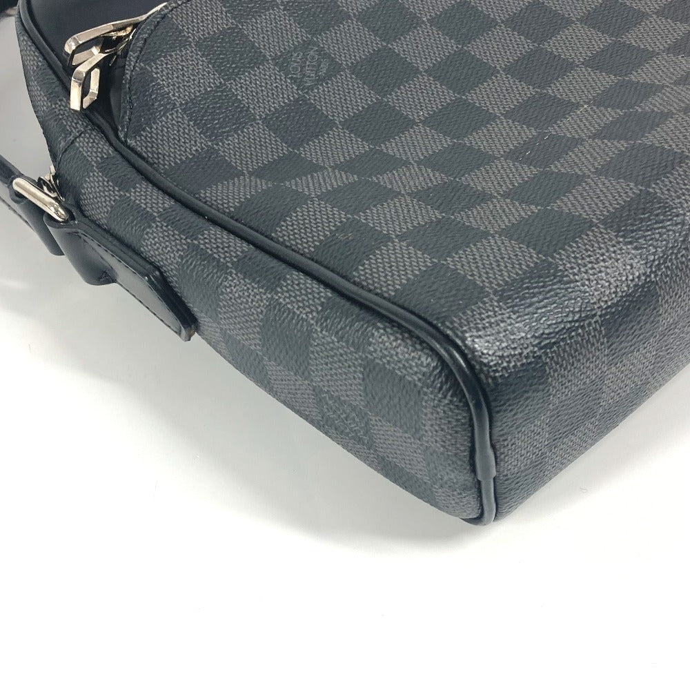 LOUIS VUITTON N41408 Damier Graphite Dayton PM Crossbody Messenger Bag/Shoulder Bag in Damier Graphite Canvas, Unisex, Black