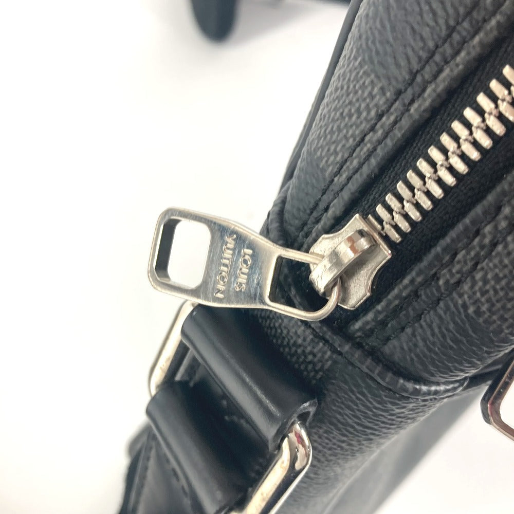 LOUIS VUITTON N41408 Damier Graphite Dayton PM Crossbody Messenger Bag/Shoulder Bag in Damier Graphite Canvas, Unisex, Black