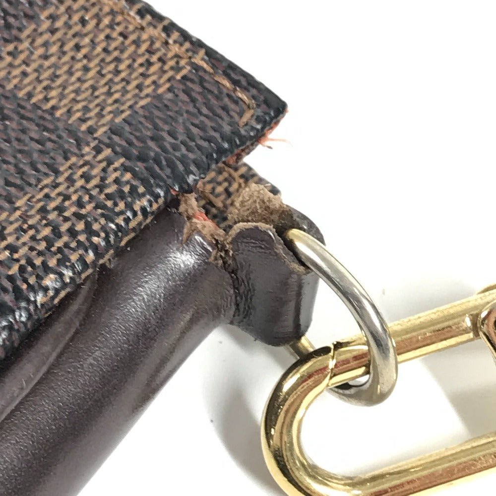 LOUIS VUITTON N51983 ダミエ ナヴォナ 斜め掛け カバン ポシェット ショルダーバッグ ダミエキャンバス ユニセックス エベヌ ブラウン