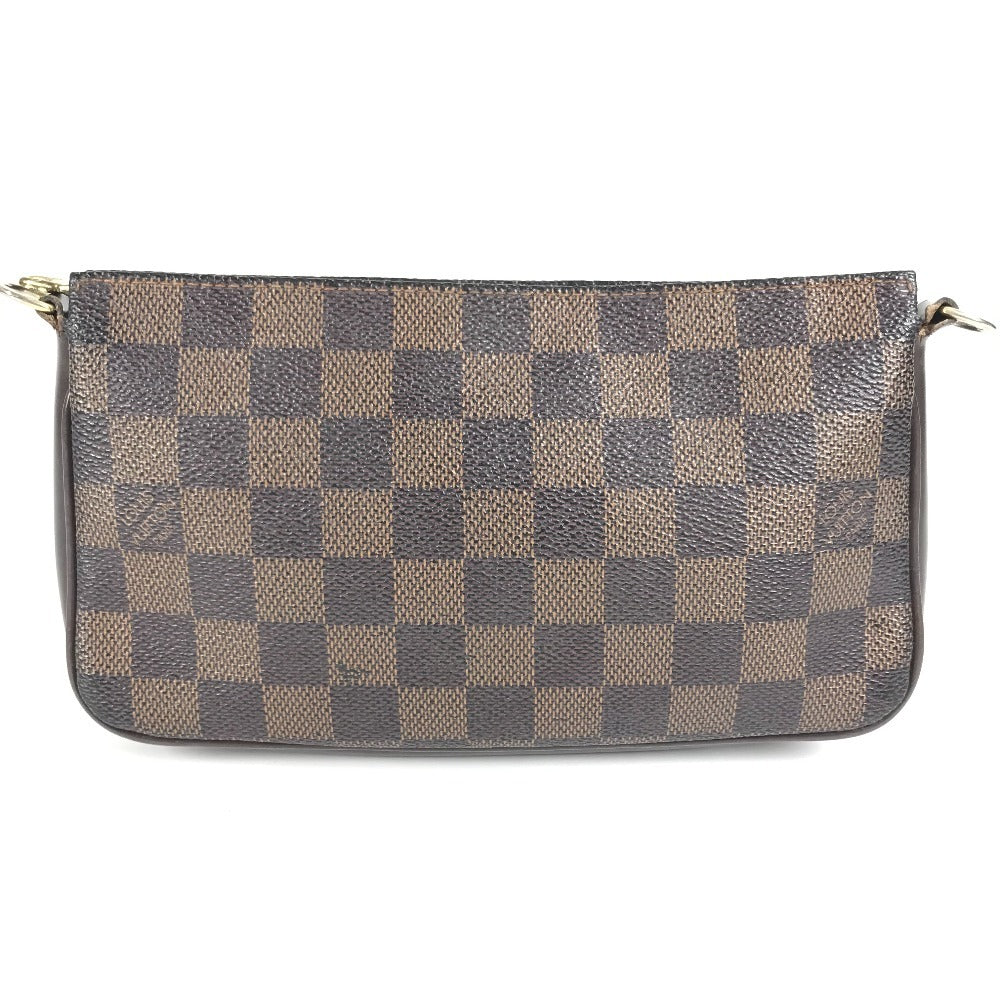 LOUIS VUITTON N51983 ダミエ ナヴォナ 斜め掛け カバン ポシェット ショルダーバッグ ダミエキャンバス ユニセックス エベヌ ブラウン
