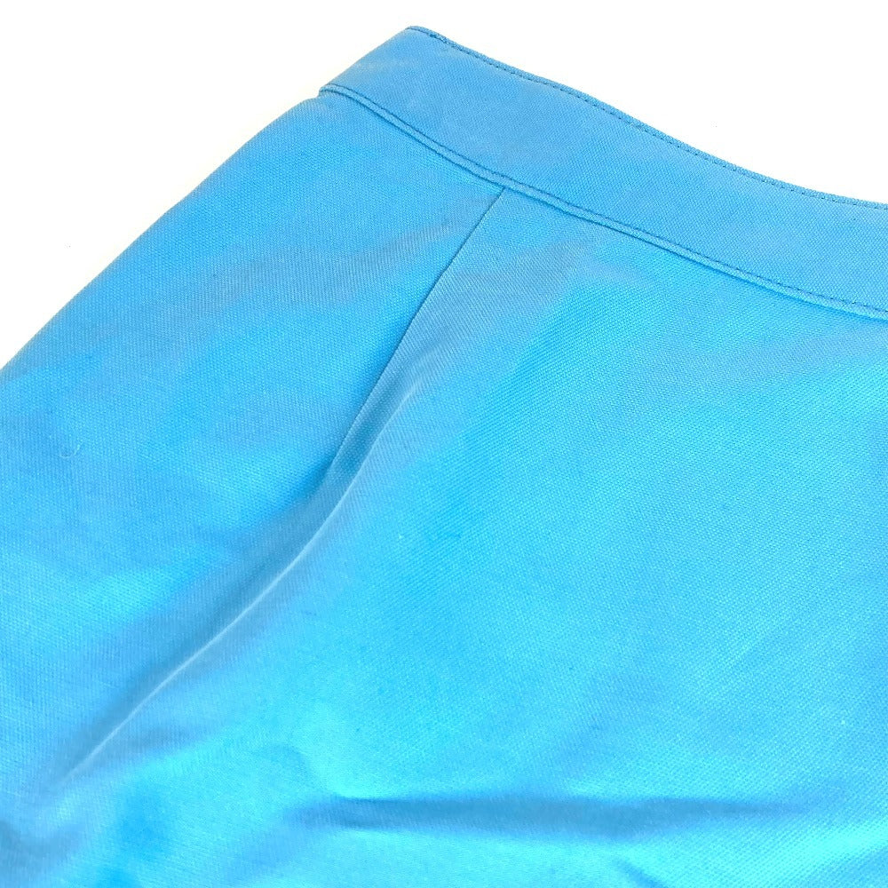 CHANEL P19433 SPORTS 02S Logo CC Coco Mark Bottoms Logo Apparel Skirt Cotton Women's Blue