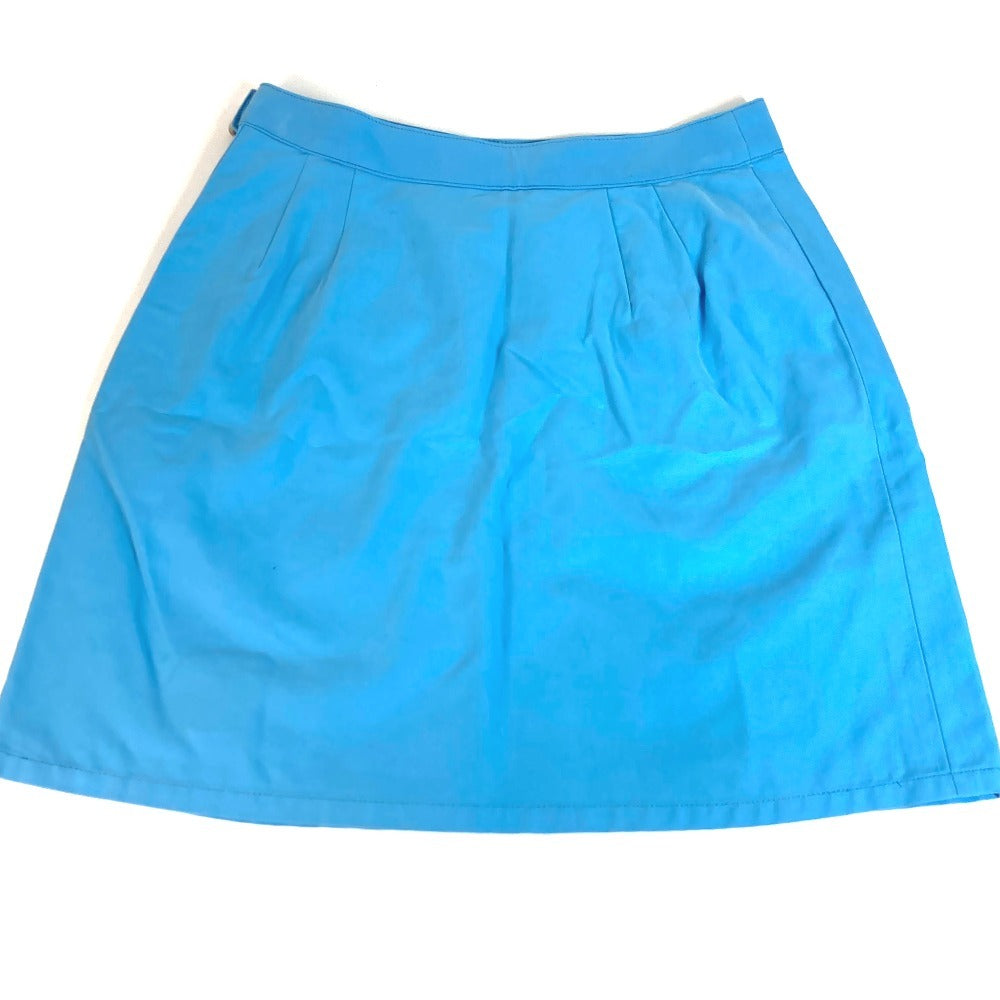 CHANEL P19433 SPORTS 02S Logo CC Coco Mark Bottoms Logo Apparel Skirt Cotton Women's Blue