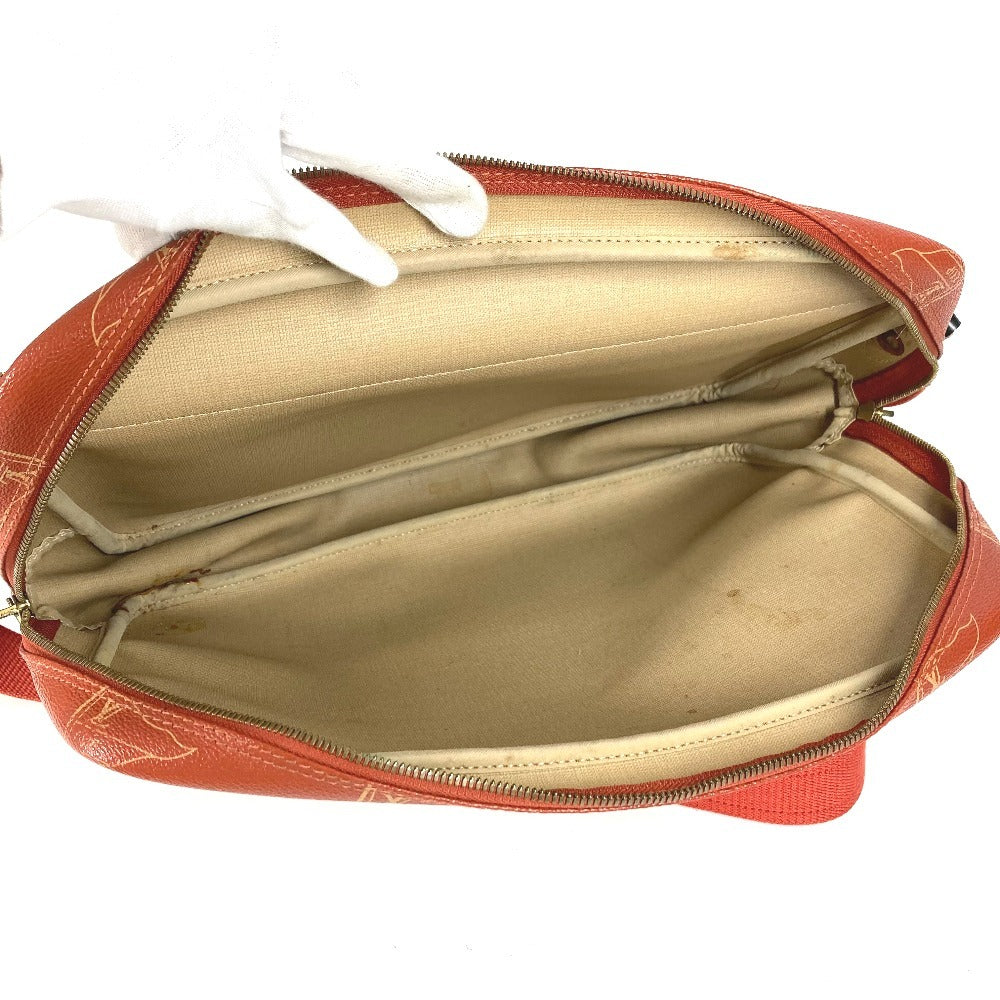 LOUIS VUITTON M80028 LVCUP Louis Vuitton Cup Calvi Bag, Crossbody Flap Messenger Bag, Shoulder Bag, Unisex Canvas, Abogani Orange
