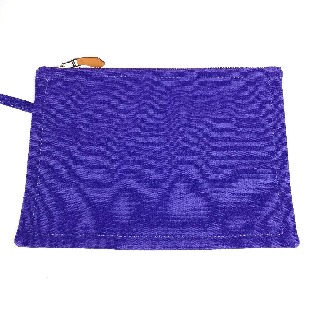 HERMES Sac Baga GM with pouch, Sac Baga GM tote bag, handbag, canvas, women's, blue
