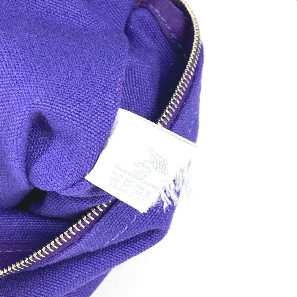 HERMES Sac Baga GM with pouch, Sac Baga GM tote bag, handbag, canvas, women's, blue