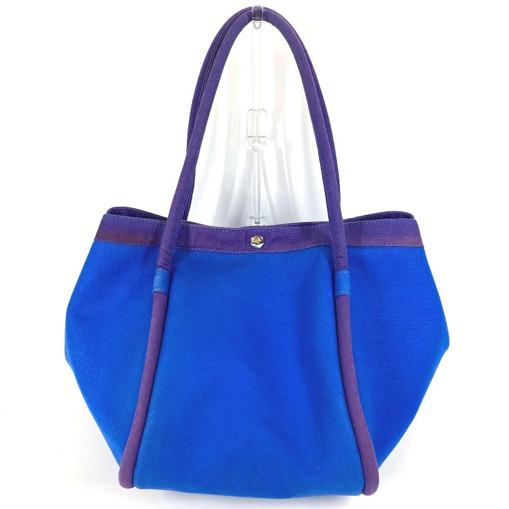 HERMES Sac Baga GM with pouch, Sac Baga GM tote bag, handbag, canvas, women's, blue
