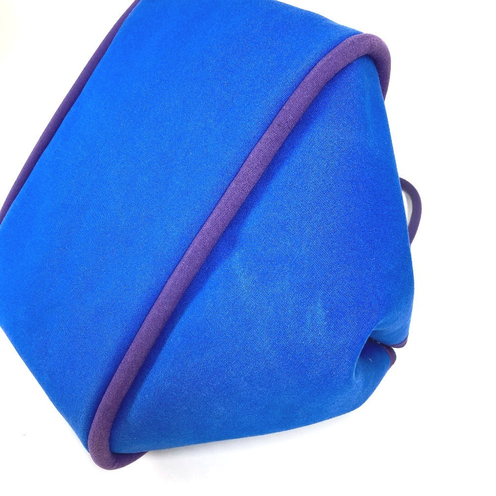 HERMES Sac Baga GM with pouch, Sac Baga GM tote bag, handbag, canvas, women's, blue