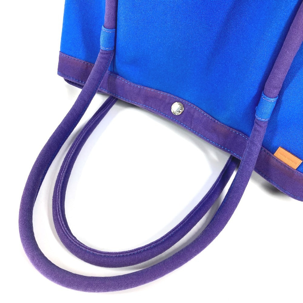 HERMES Sac Baga GM with pouch, Sac Baga GM tote bag, handbag, canvas, women's, blue