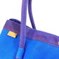 HERMES Sac Baga GM with pouch, Sac Baga GM tote bag, handbag, canvas, women's, blue