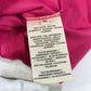 HERMES Embroidered Mosaic H Logo Pocket Apparel T-Shirt Dress, Round Neck, Cotton, Women's, Pink