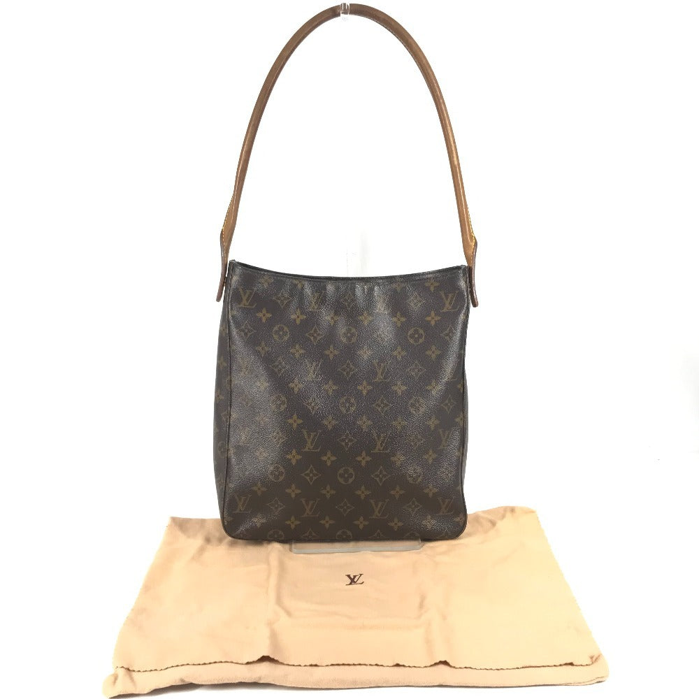 LOUIS VUITTON M51145 モノグラム ルーピングGM ルーピング GM カバン 肩掛け ショルダーバッグ モノグラムキャンバス レディース ブラウン